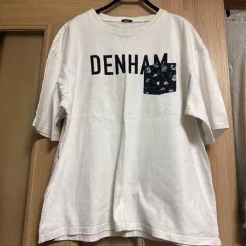 DENHAM 화이트 T셔츠