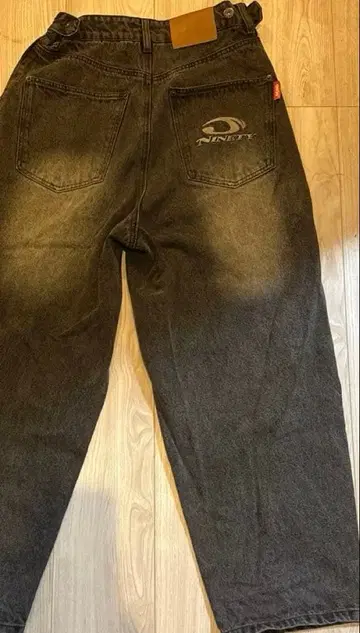 NINETY 와이드 팬츠 다크 그레이