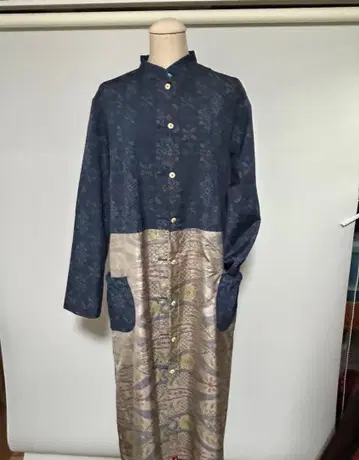 기모노 리메이크 셔츠 원피스