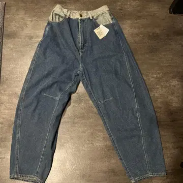 [택 포함] 니코앤드 코튼 3D 팬츠 데님 L 사이즈