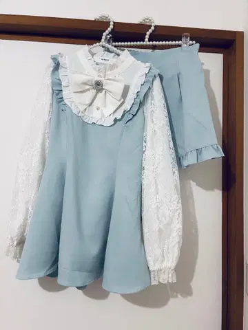 NOEMIE / 노에미 양산형, 천사계 패션 셋업 스카이블루