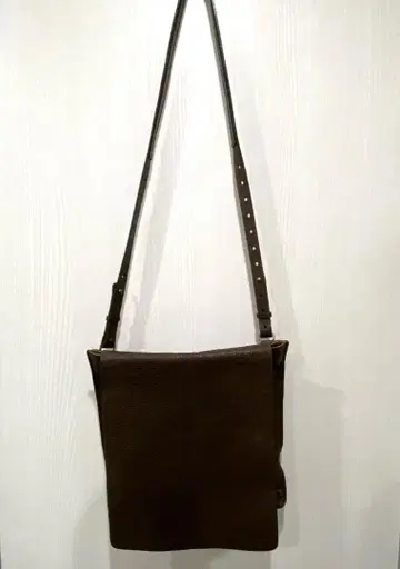 [천연 가죽] 던힐 숄더백 브라운 가죽 A4 가능 남성용 비즈니스