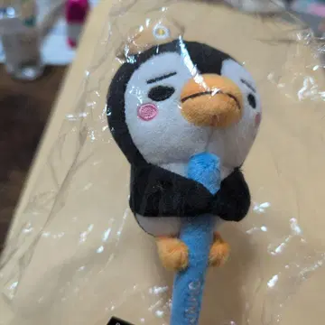2PM 준호 펭귄 봉제 인형 포함 FLUFFY PEN 볼펜