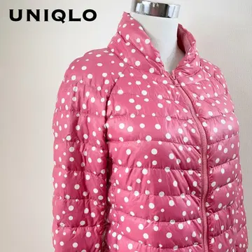유니클로 울트라 라이트 다운 자켓 도트 무늬 여성용 S
