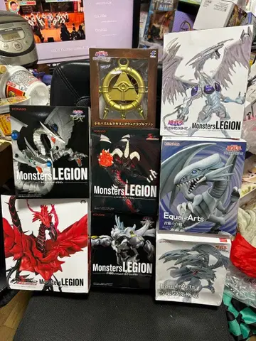 유희왕 피규어 8개 세트 미사용