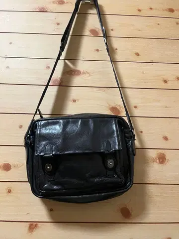 vintage y2k 가죽 숄더백 블랙