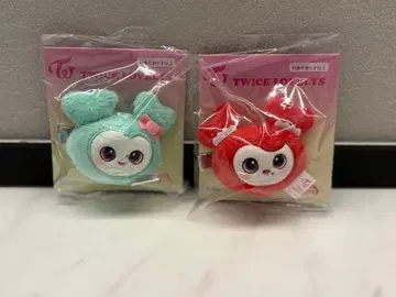 TWICE LOVELYS 봉제 인형 헤어핀 2개 세트 미나 채영
