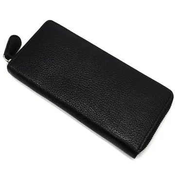 K06372 NOMADOI 슈링크 라운드 가죽 지갑