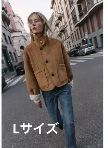 택 포함 새상품 ZARA 리버서블 더블 페이스 자켓 L