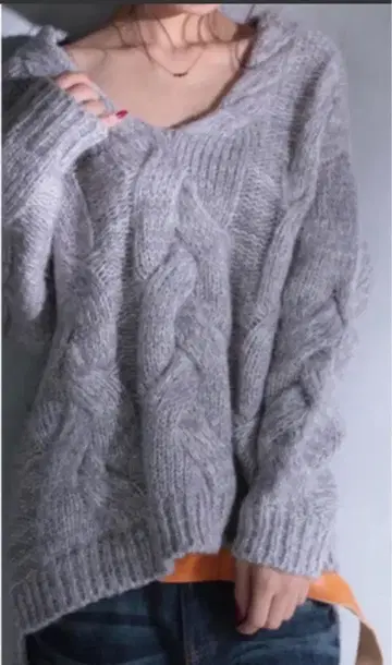 antiqua 큼직한 케이블 니트