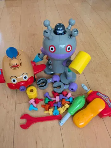 호빵맨 조립 DIY 나사나사 호빵맨 고와 나사나사 다다단 DX