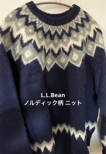 L.L.Bean 엘엘빈 노르딕 무늬 니트