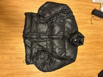 MARGINAL 블랙 다운 자켓