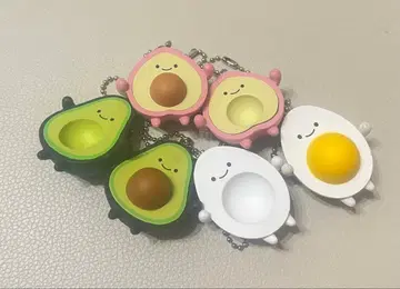 나눠쓰기 마스코트 아보카도 타마고 허벅지 세트