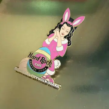 하드 록 카페 핀 배지 부활절 2004년 오사카 한정판