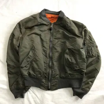 90s usa ALPHA 알파 ma-1 플라이트 자켓 카키