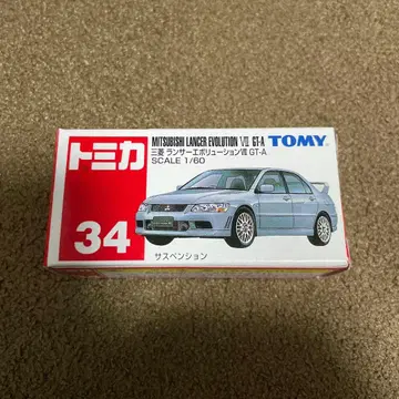 No.34 미쓰비시 랜서 에볼루션 VII GT-A 파랑 로고 미사용 1대