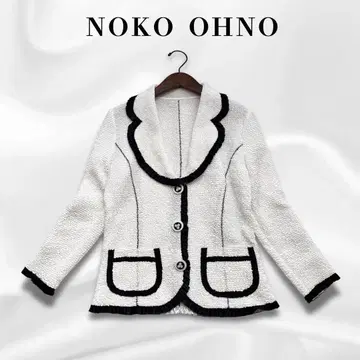 새상품급 노코오노 쥬앙 플리츠 플리츠 가디건 자켓