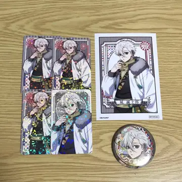 블루 록 AGF Y Line 화양절충 캔뱃지 카드 특전 나기