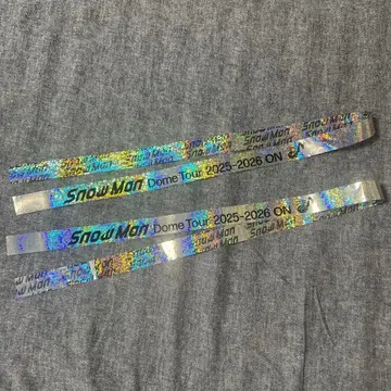 Snow Man 돔 투어 ON 2025-2026 은색 테이프