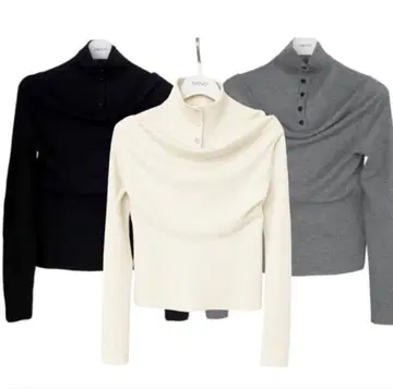 HIAND 3way Layered Off-Shoulder Knit