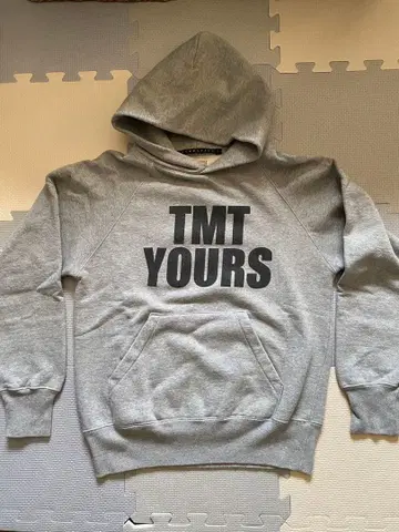 TMT YOURS BIG 3 후드티 그레이