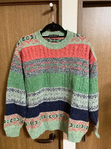 멀티 컬러 니트 스웨터