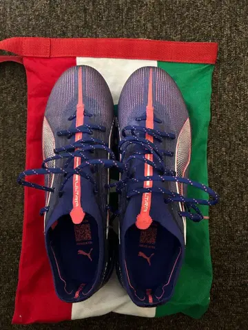 Puma Ultra 축구화 FG 보라색/핑크