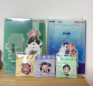 POPMART 아냐 아크릴 스탠드 SPY x FAMILY 4개 세트