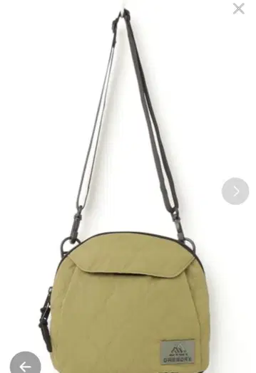 GREGORY 퀼팅 숄더백 올리브