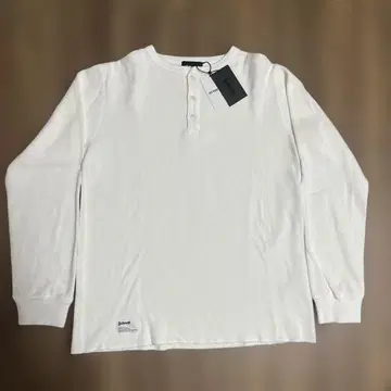 HONEYCOMB WAFFLE HENRY NECK T-SHIRT