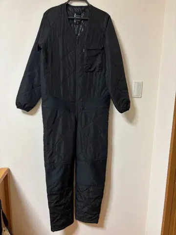 워크맨 뒷면 알루미늄 웜 이너 수트 소매 포함 블랙 L