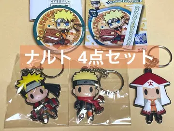 나루토 4종 세트 NARUTO 고무 키링 캔뱃지