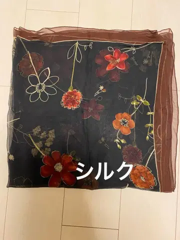실크 스카프 일본제 쉬폰