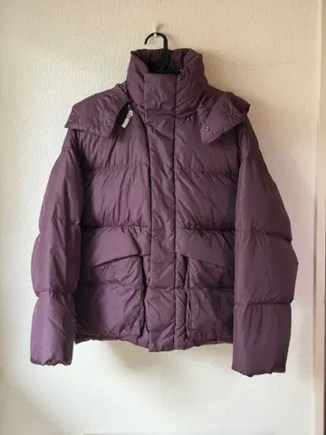 JOURNAL STANDARD 퍼플 다운 자켓 후드 부착