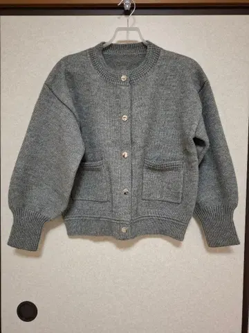 BIRTHDAY BASH 그레이 니트 가디건