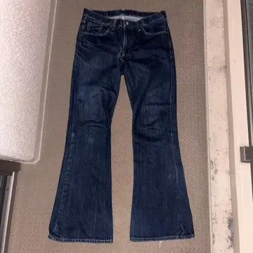 EDWIN 부츠컷 데님 인디고 블루