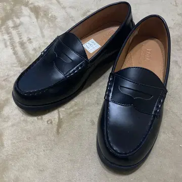 [ 미사용 새상품 ] POLO RALPH RAUREN 블랙 로퍼 25cm