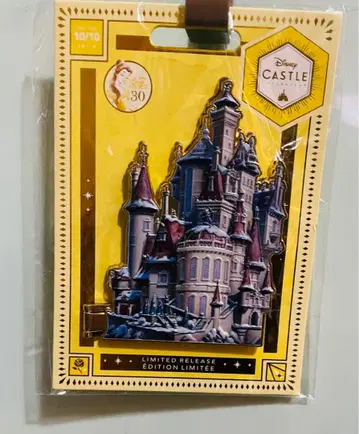 디즈니 미녀와 야수 캐슬 컬렉션 성 핀 배지