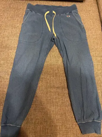 Champion 스웨트 팬츠 M 데님 블루