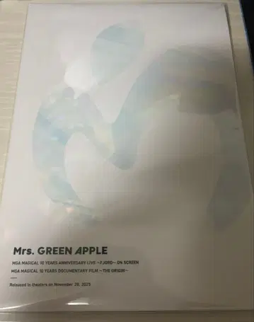 Mrs. GREEN APPLE 영화 팜플렛