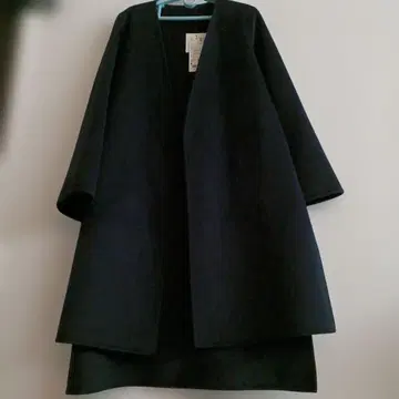 UNIQLO C 네이비 노카라 코트 M 택 포함 새상품