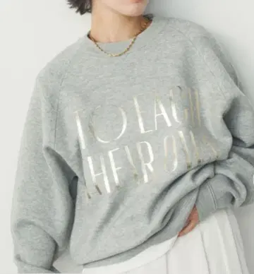 hunch 그레이 니트탑 긴팔