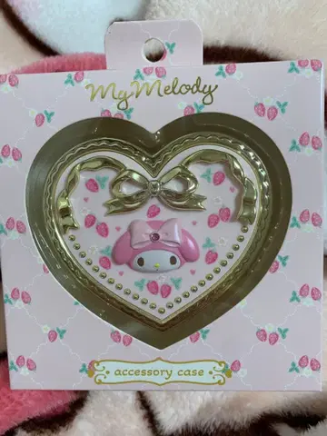 My Melody 거울 포함 잡화 케이스