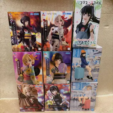 리코리스 리코일 피규어 9점 묶음 판매