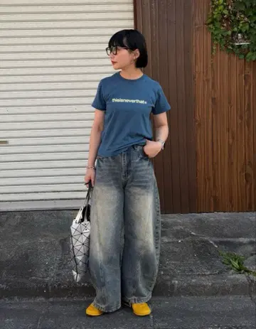 thisisneverthat T-Logo W Tee 블루 계열 기타/S