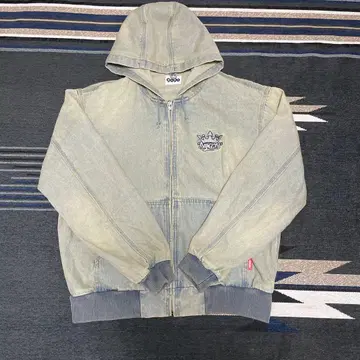 gogo 후드 부착 집업 후드티