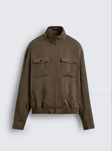 ZARA 플루이드 릴랙스 핏 자켓 새상품 미사용 더블 지퍼