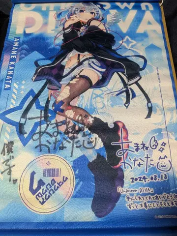 아마네 카나타 친필 사인 태피스트리 자켓