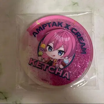 AMPTAK x COLORS 케차 글리터 아크릴 코스터